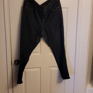 Torrid dark indigo color jeans with double button